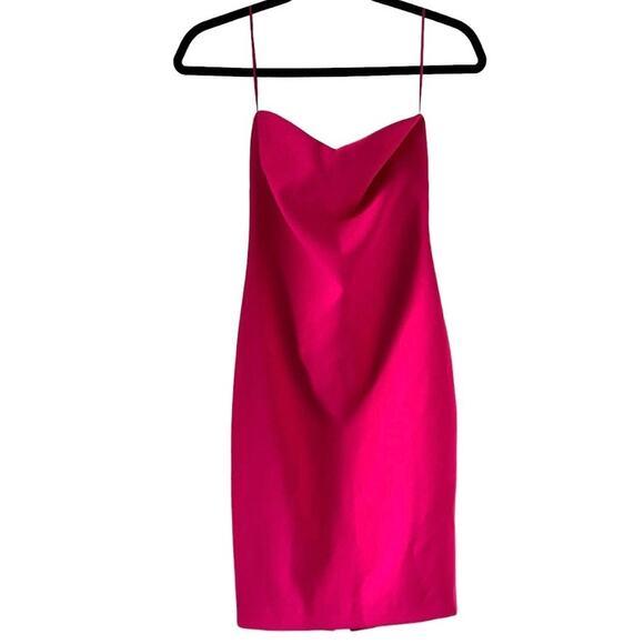 Likely Laurens Fuchsia Pink Strapless Cocktail Dress Size 2 - Picture 2 of 11